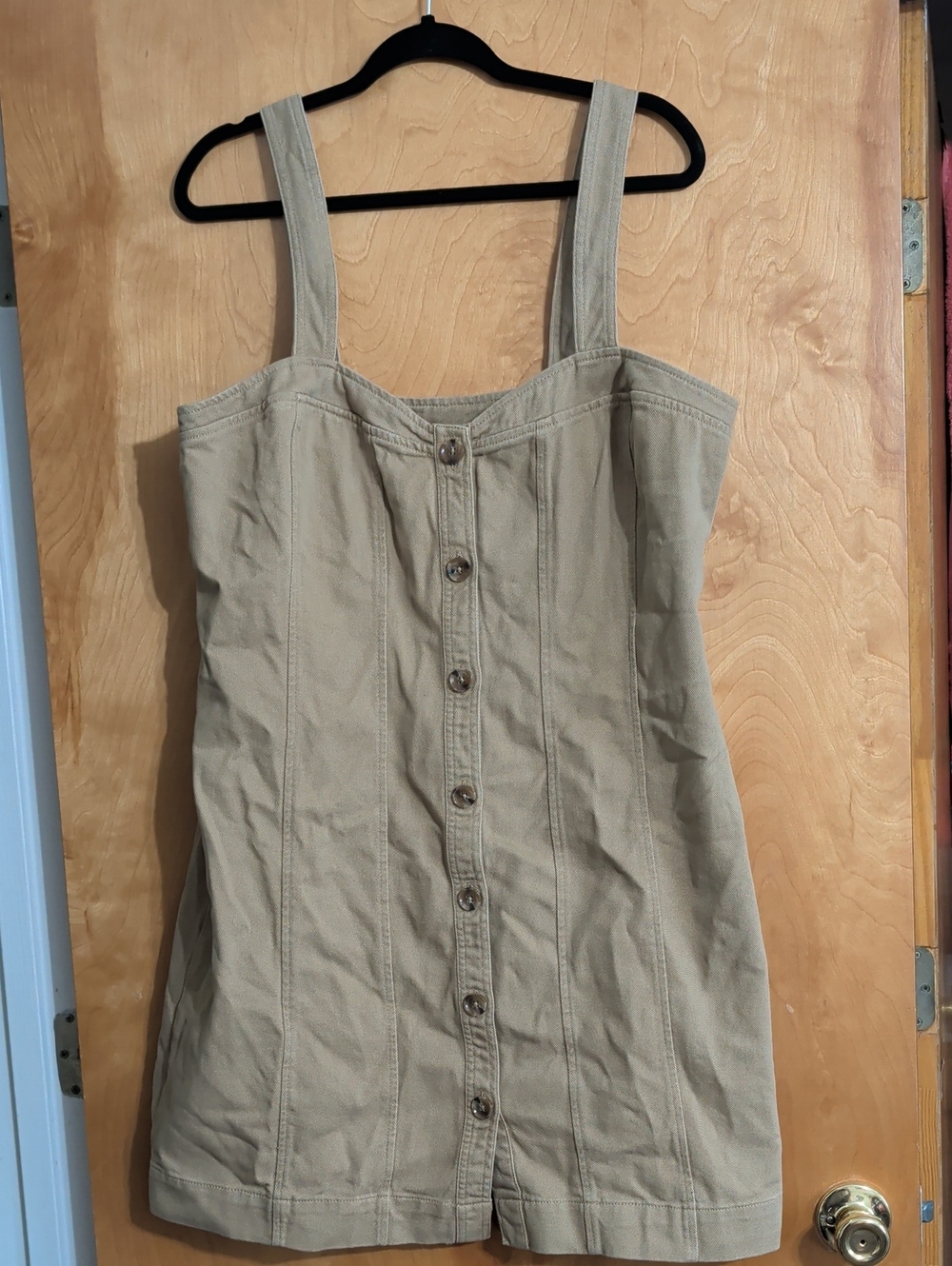 Banana Republic Khaki Button-Front Camisole Top